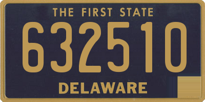 DE license plate 632510
