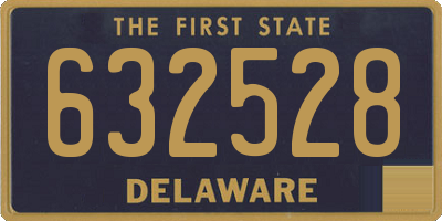 DE license plate 632528