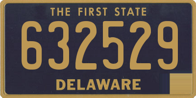 DE license plate 632529