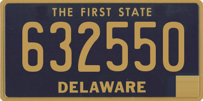DE license plate 632550
