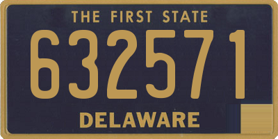 DE license plate 632571