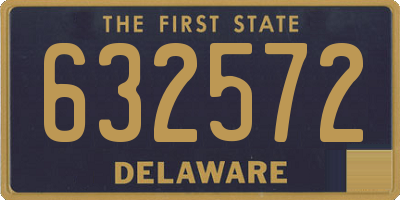 DE license plate 632572