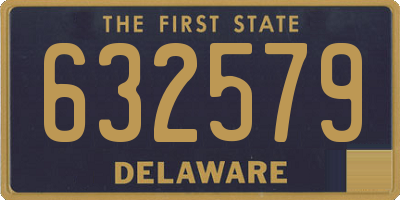 DE license plate 632579