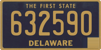 DE license plate 632590