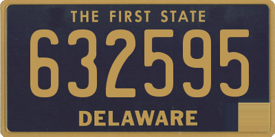 DE license plate 632595