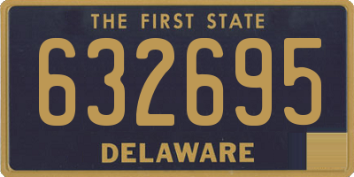 DE license plate 632695