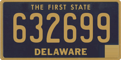 DE license plate 632699