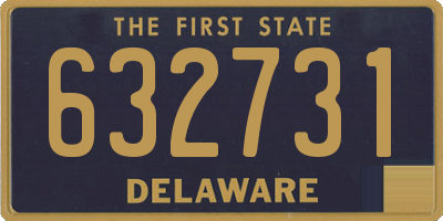 DE license plate 632731
