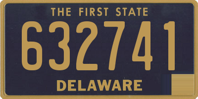 DE license plate 632741