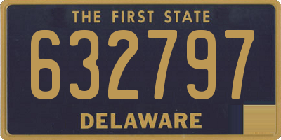 DE license plate 632797
