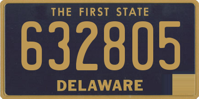 DE license plate 632805