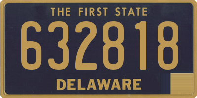 DE license plate 632818