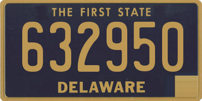 DE license plate 632950