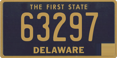 DE license plate 63297