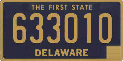 DE license plate 633010