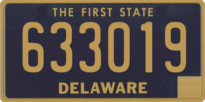 DE license plate 633019