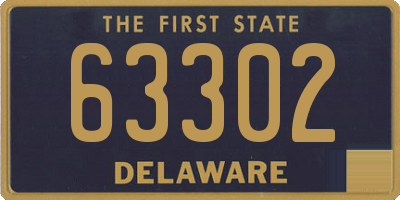 DE license plate 63302