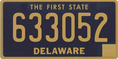 DE license plate 633052