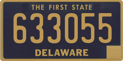 DE license plate 633055