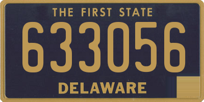 DE license plate 633056