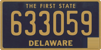 DE license plate 633059
