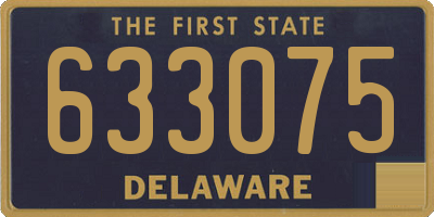 DE license plate 633075