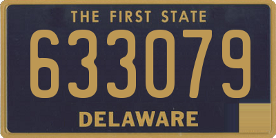 DE license plate 633079