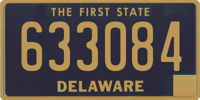 DE license plate 633084