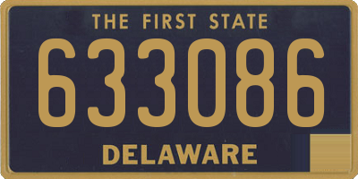 DE license plate 633086