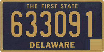 DE license plate 633091