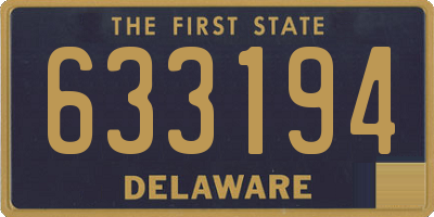 DE license plate 633194