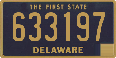 DE license plate 633197
