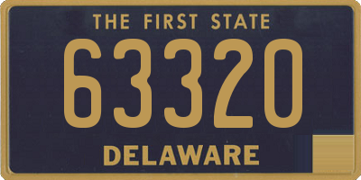 DE license plate 63320