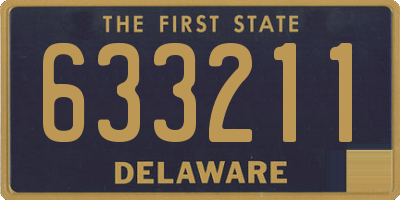 DE license plate 633211