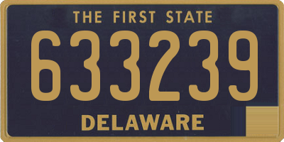 DE license plate 633239