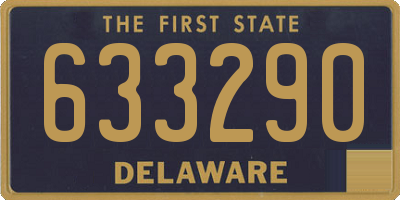 DE license plate 633290