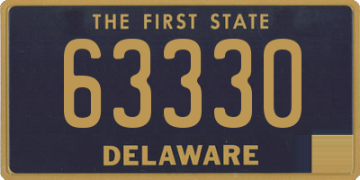 DE license plate 63330
