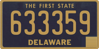 DE license plate 633359