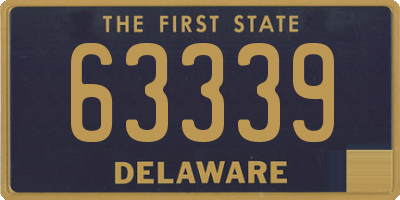 DE license plate 63339