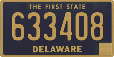 DE license plate 633408