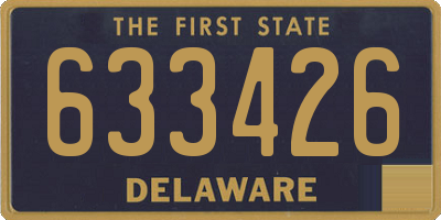 DE license plate 633426