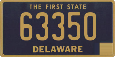 DE license plate 63350