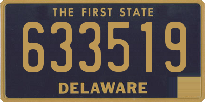 DE license plate 633519