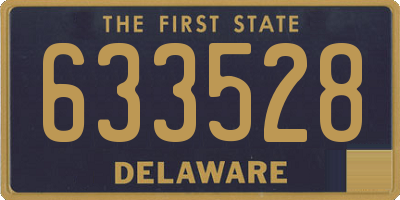 DE license plate 633528