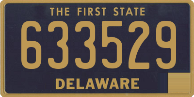 DE license plate 633529