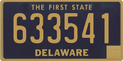 DE license plate 633541
