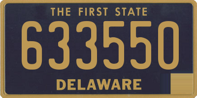 DE license plate 633550