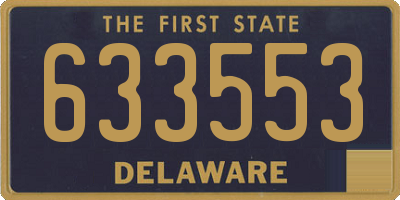 DE license plate 633553