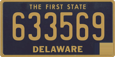DE license plate 633569