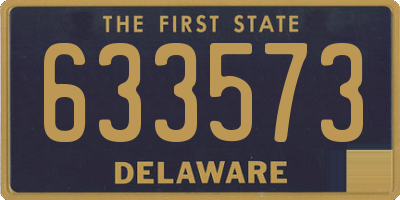 DE license plate 633573